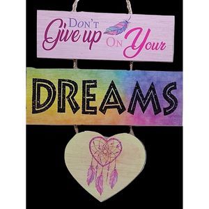 Wall Hanging - Don't Give Up on Your Dreams